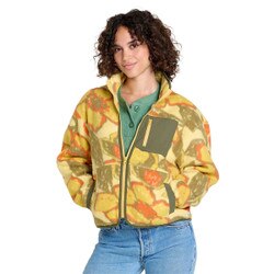 Toad&Co Campo Fleece Jacket Women's in Rattan Floral Print